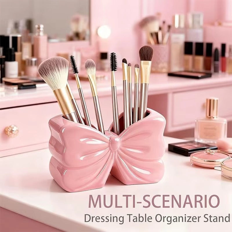 Cute Bow Brush Holder 🎀