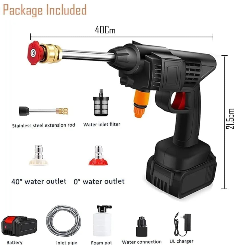 Rechargeable PowerJet High-Pressure Spray Gun