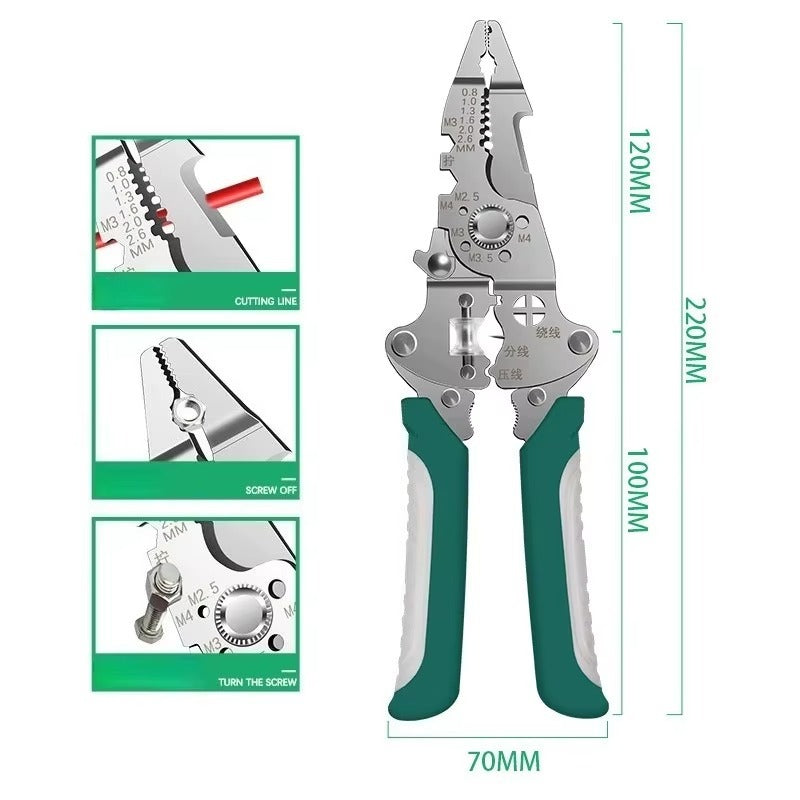 Multi-Function Wire Stripper Pliers